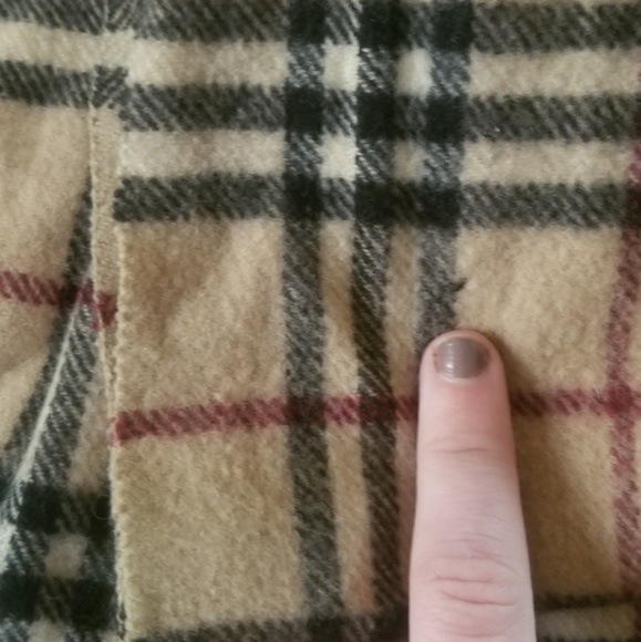 Genuine Burberry Wool Scarf  (Extra Long) - Picture 3 of 6